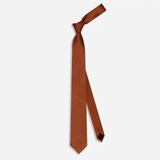 Grosgrain Solid Copper Tie