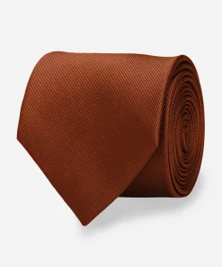 Grosgrain Solid Copper Tie