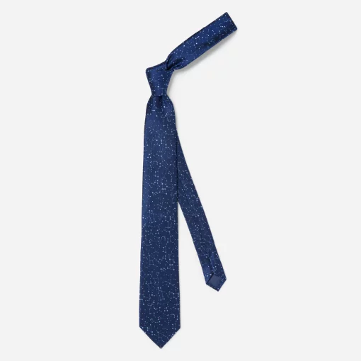 Constellation Space Navy Tie